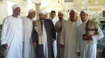 Hajjī Taalieb Ganief&Adley&Sayed Afeefuddin al-Jailani&Hajjī Mogamat Faiz&Hafidh Abduragman Isaacs at Habibia 29 Jan 2016.JPG