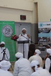 Hajjī Achmat Fish al-Qādirī al-Chishtī speaks at the Laingville, St Helena Bay, Milad al-Nabi Celebrations of 23rd November 2019.JPG