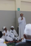 Hajjī Fuad Minaar talks at the Laingville, St Helena Bay, Mīlād al-Nabī Celebrations of 23 November 2019.JPG
