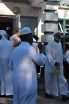 Hajjī Ismail Ganief and Hajjī Bienjamien Abrahams at the Laingville, St Helena Bay, Mīlād al-Nabī Celebrations of 23 November 2019.JPG