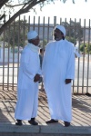 Hajjī Ismail Solomon al-Qādirī al-Chishtī and Imām Mogammad Kasief Basardien at the Laingville, St Helena Bay, Mīlād al-Nabī Celebrations of 23 November 2019.JPG