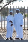 Hajjī Ismail Solomon al-Qādirī al-Chishtī and Imām Mogammad Kasief Basardien at the Laingville, St Helena Bay, Mīlād al-Nabī Celebrations of 23rd November 2019.JPG