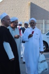Hajjī Shadley Adams, Hajjī Mogamat Faiz Isaacs and Hajjī Achmat Fish at the Laingville, St Helena Bay, Mīlād al-Nabī Celebrations of 23 November 2019.JPG