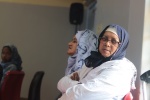 Muslim ladies making dhikr at the Laingville, St Helena Bay, Mīlād al-Nabī Celebrations of 23 November 2019.JPG